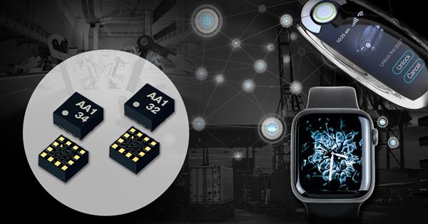 Kionix's KX134 accelerometers are ideal in machine health, logistics tracking in industrial equipment, wearables and automotive smart keys.