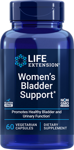 Life Extension new Women's Bladder Support supplement for healthy bladder and urinary function vegetarian NONGMO Gluten-Free