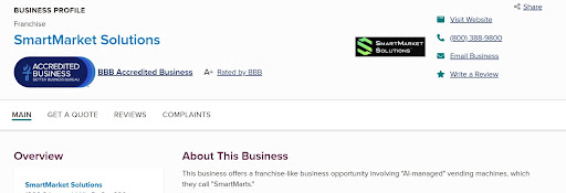 SmartMarket Solutions Announces Its BBB Accreditation with an A+ Rating