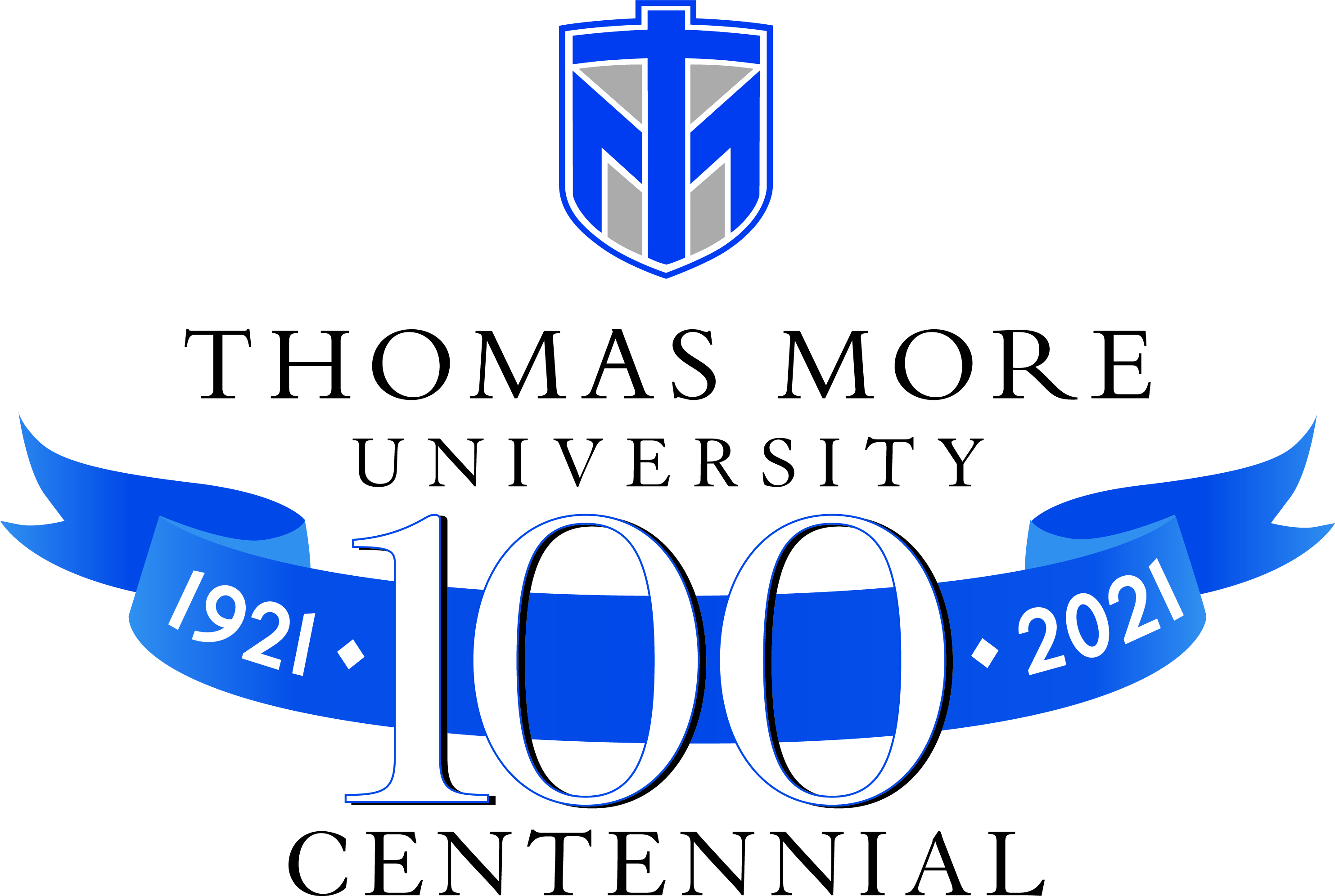 Thomas More University - 100th Anniversary 1921 – 2021 - Centennial Celebration. Thomas More University’s Centennial Celebration aimed at advancing the University physically, academically, and spiritually.  With the goal of establishing the University as the region’s premier Catholic education institution.  It’s time for More.  | #ThomasMore #ThomasMore100 #SaintsServe
