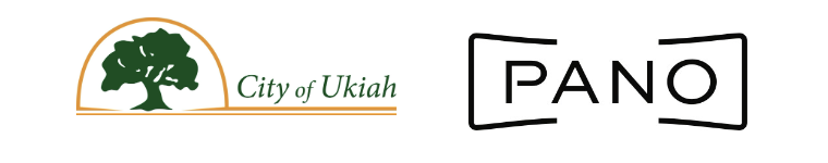 Logo: City of Ukiah and Pano AI 