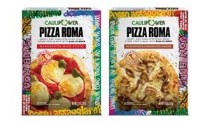 Pizza Roma: The first-ever frozen pinsa-style pie with a crispy, airy cauliflower crust