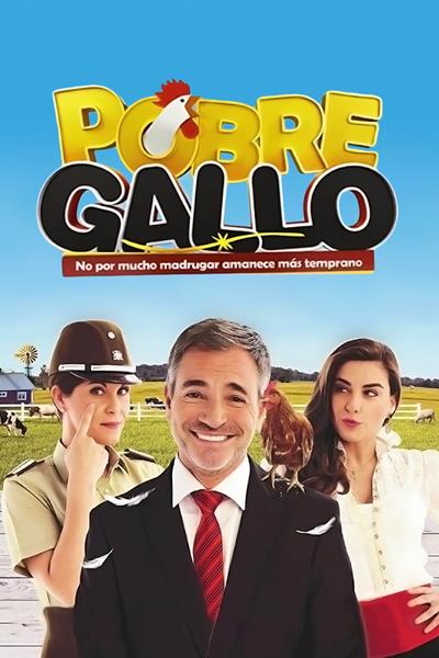 Pobre Gallo is a Chilean TV series about the life of a workaholic man, who gets sick at the airport and his doctor’s diagnostic is that he needs to travel out of town with his two children. In town, he meets and likes the major, but a girlfriend from the past will try to get him back.