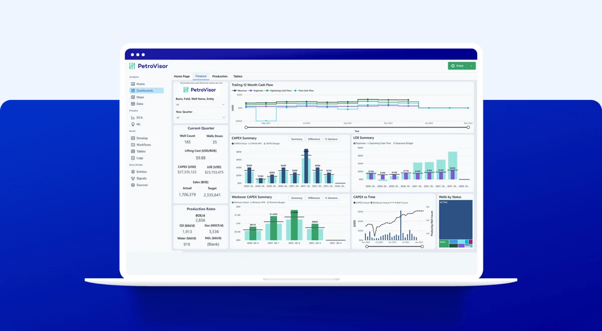 Datagration's PetroVisor Platform