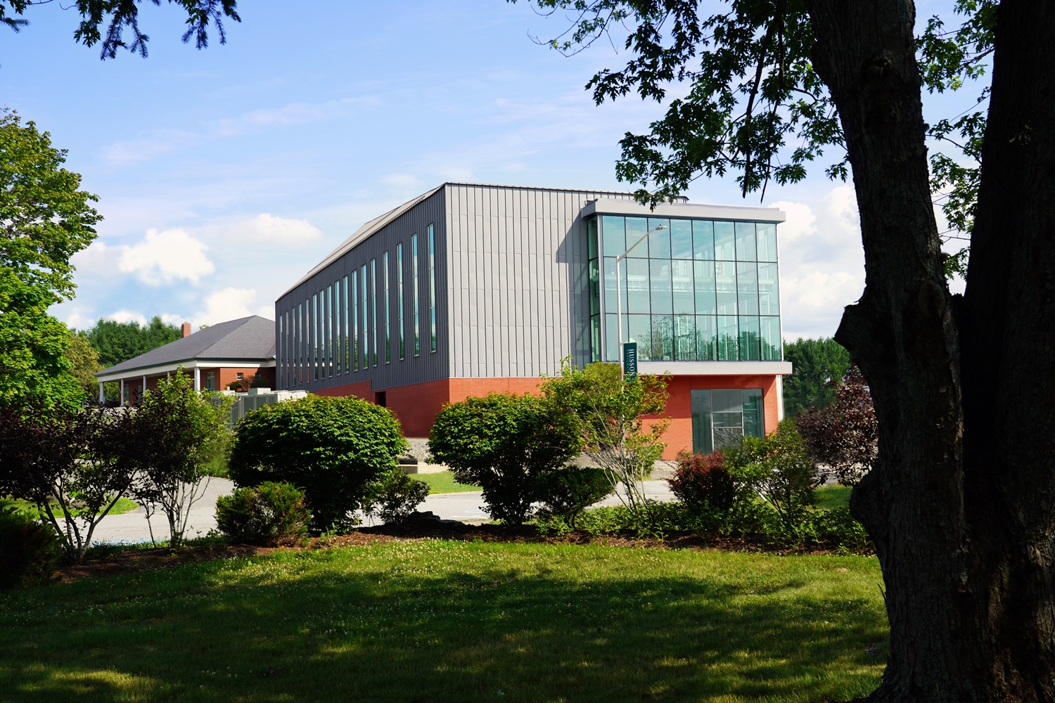 Harold Alfond Hall is the new home of Husson University's College of Business. Named after Harold Alfond, an American entrepreneur who founded the Dexter Shoe Company and the creator of the nation’s first factory outlet store, this $17 million building will house the five different schools that comprise the College of Business. These include the School of Accounting; School of Business and Management; School of Hospitality, Sport and Tourism Management; School of Legal Studies; and the School of Technology and Innovation.   