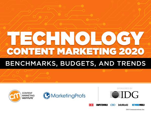 CMI 2020 Technology Content Marketing Reserach