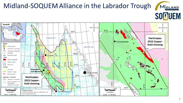 Figure 1 MD-SOQUEM Alliance in the Labrador Trough
