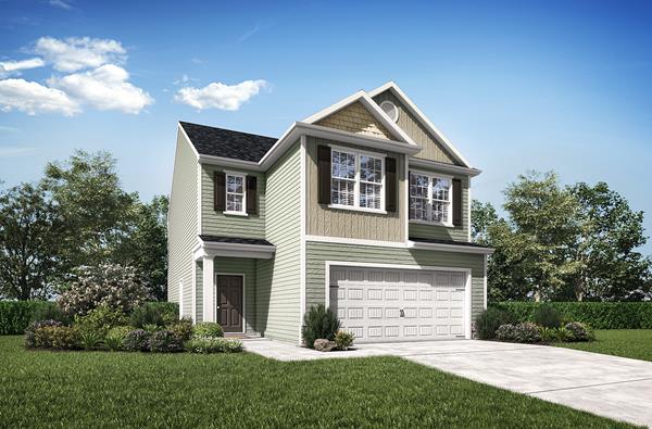 The charming Burke by LGI Homes is available at Hadleigh at Cedar Creek in Youngsville.