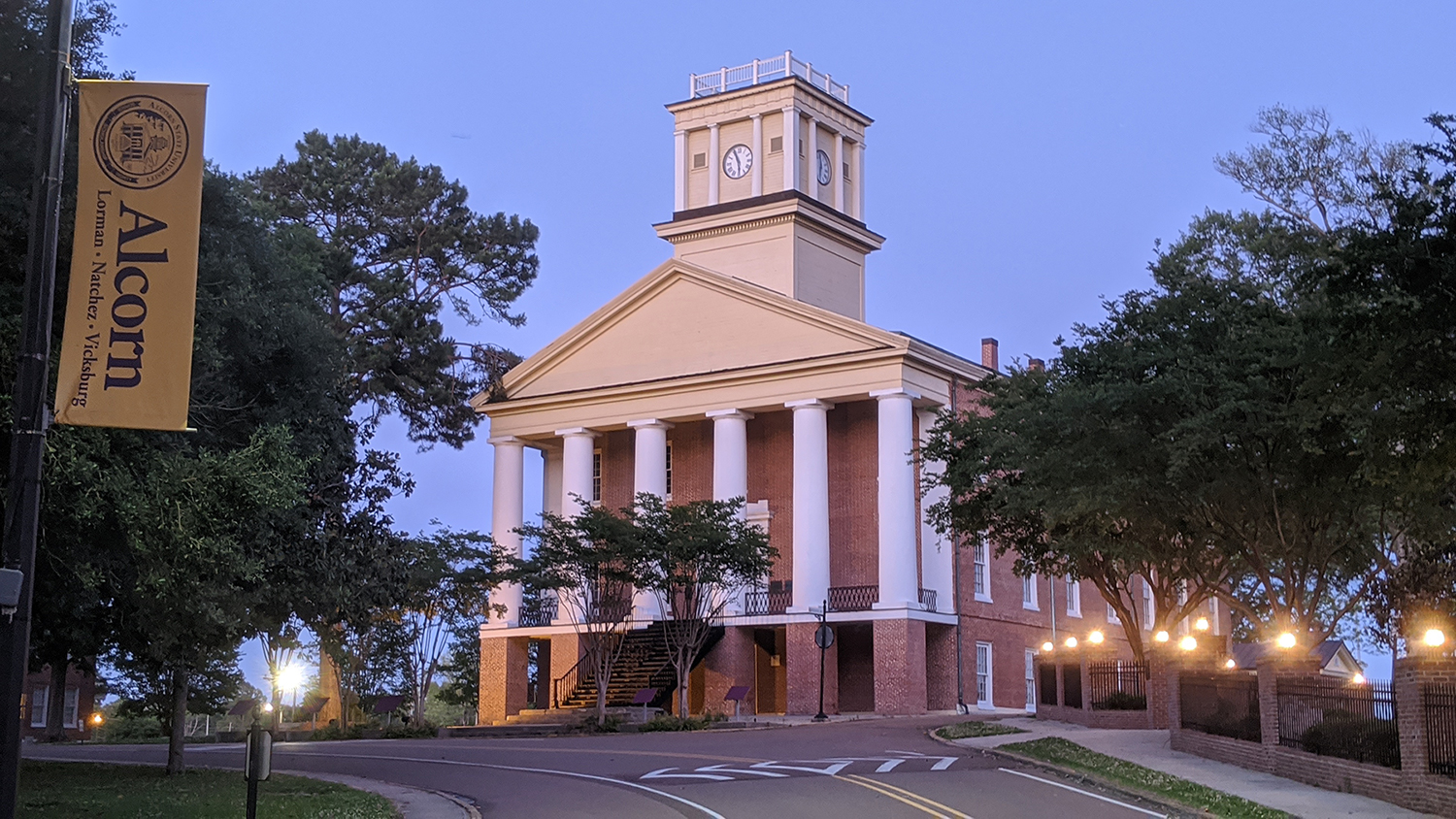 Alcorn State University's historic Oakland Memorial Chapel.