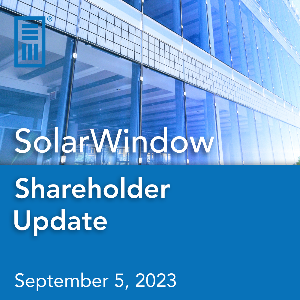 SolarWindow Files 2022 Annual Report andProvides Update on Filing of its Fiscal 2023 Quarterly Statements