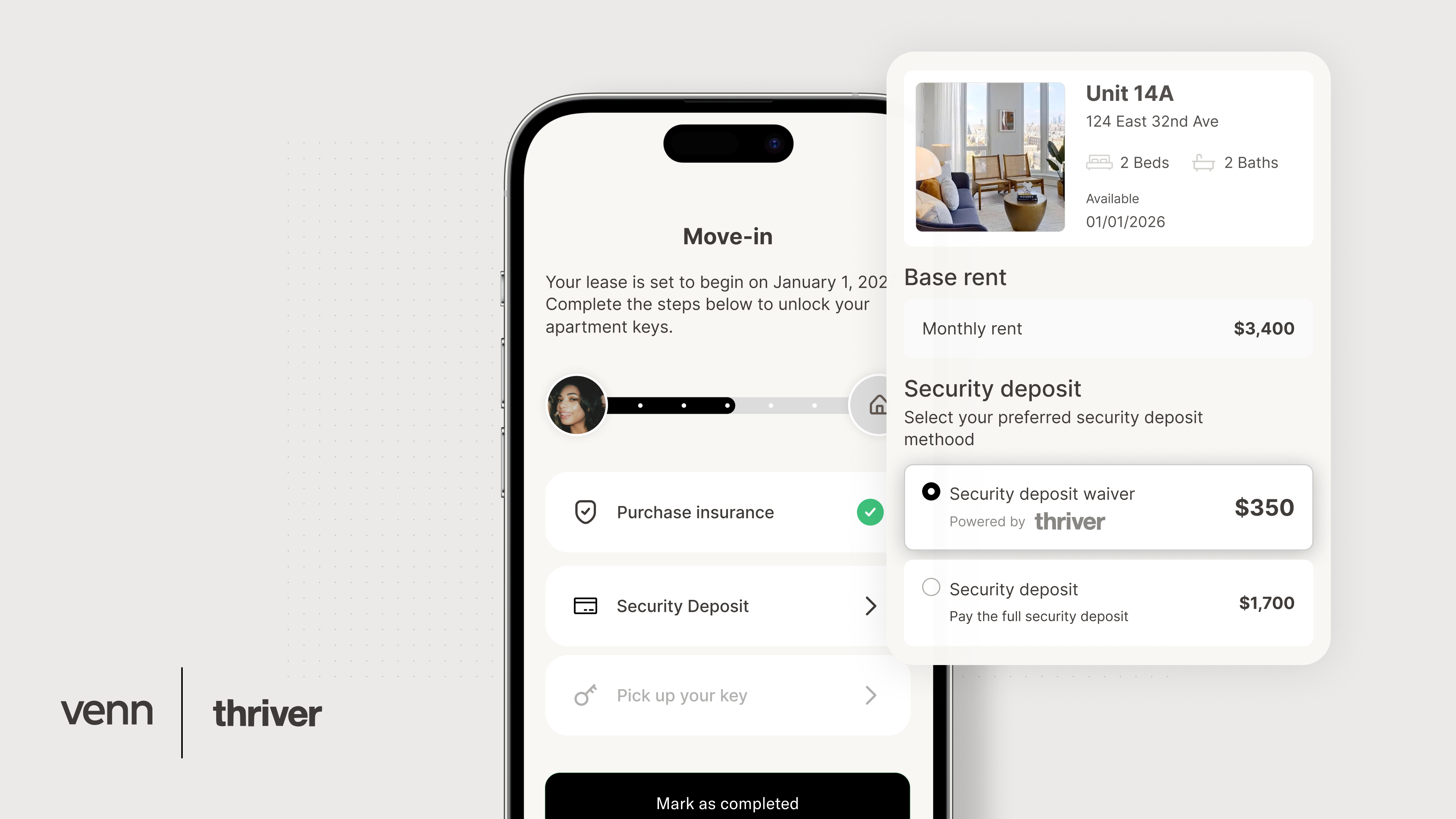 Venn & Thriver Bring “Keep Your Cash Now” Move-In Experience to Multifamily