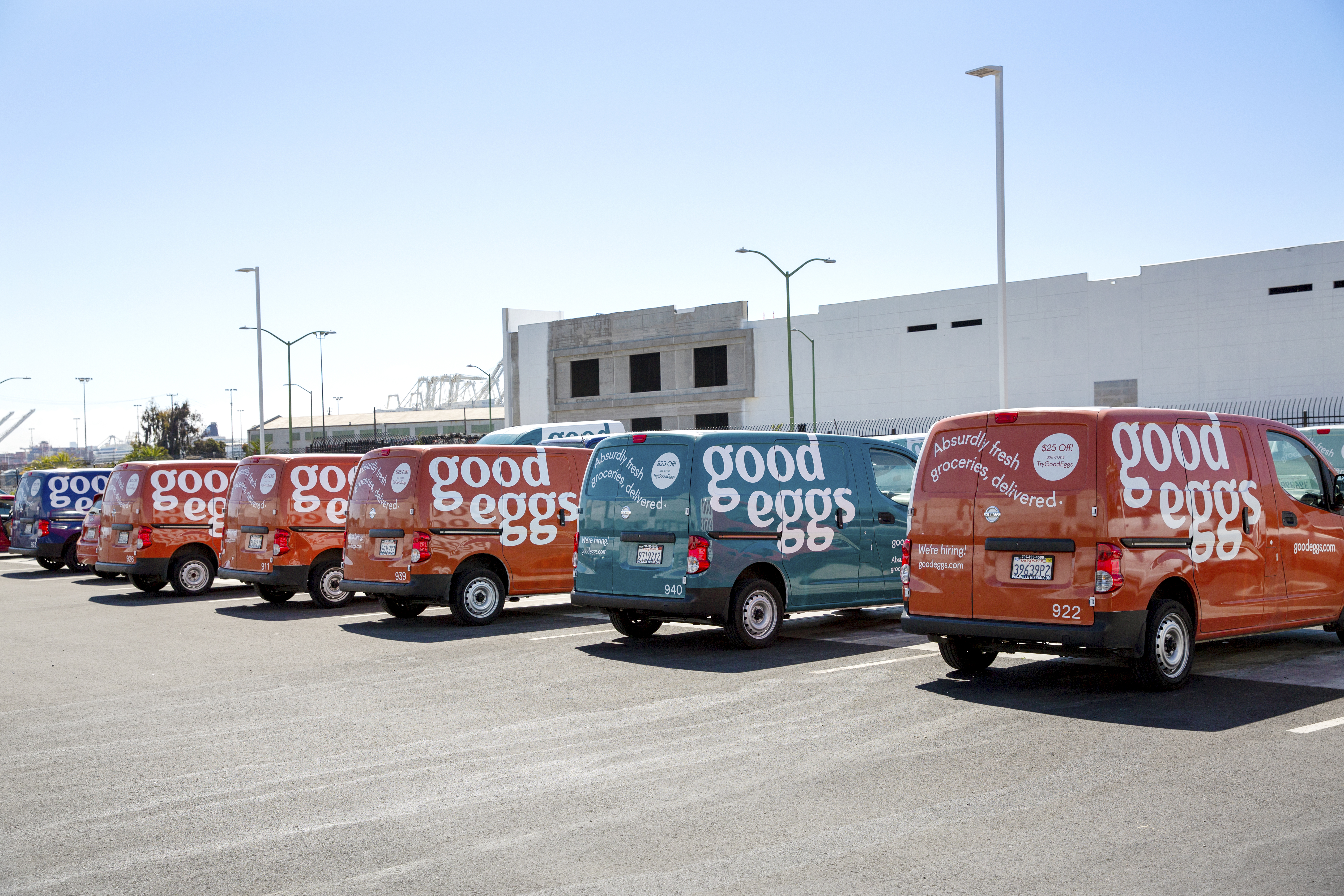 Good Eggs Delivery Vans