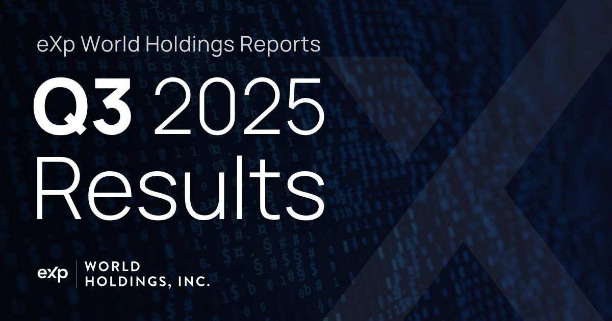 eXp World Holdings Reports Q3 2025 Results