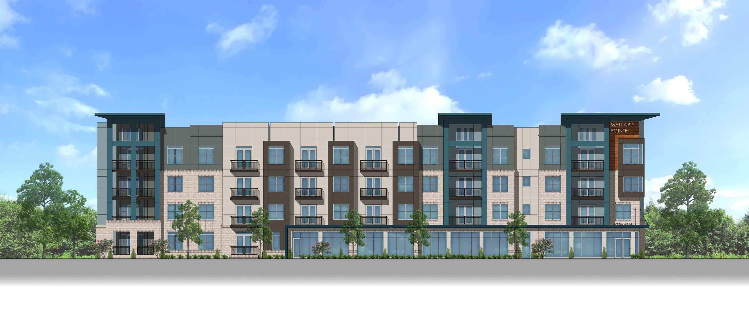 Mallard Pointe, a 260-unit luxury apartment community by High Real Estate Group LLC, will open in 2020 at 11030 David Taylor Drive in Charlotte, N.C.
