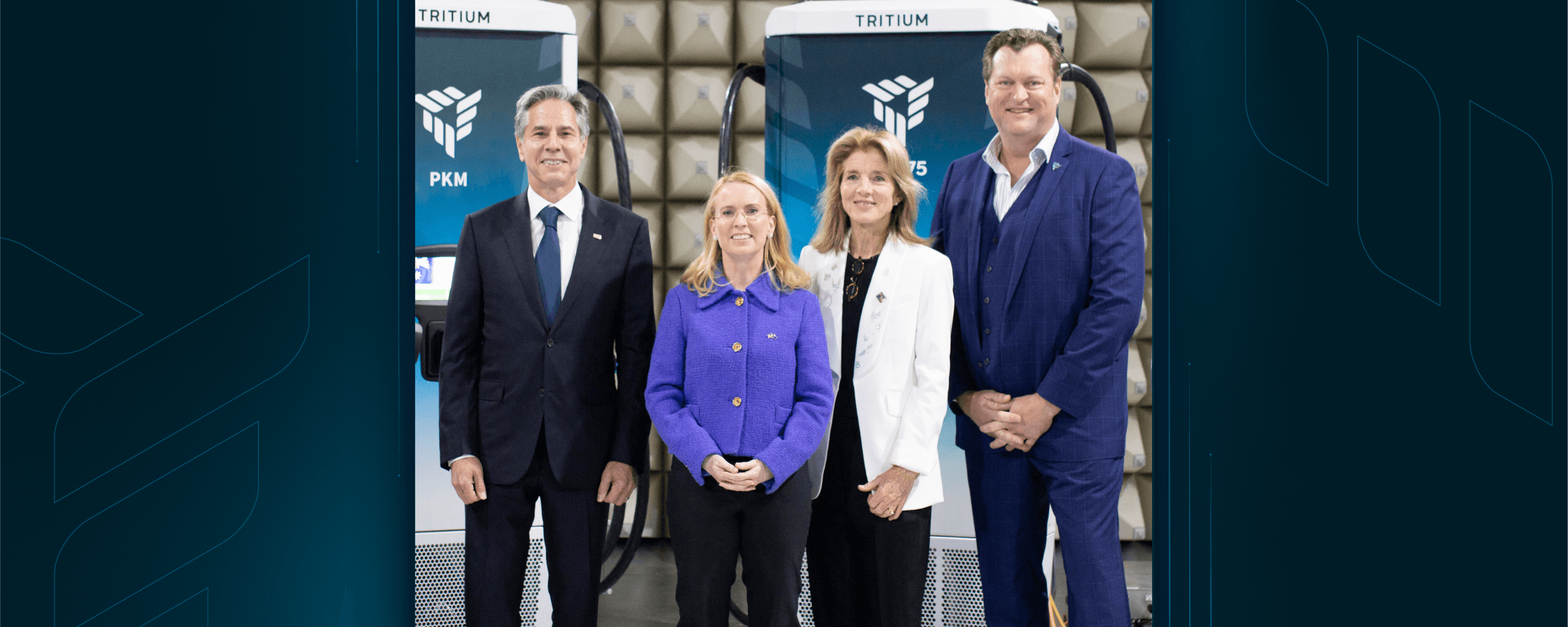 US Secretary of State Antony Blinken and US Ambassador to Australia Caroline Kennedy Visit Tritium