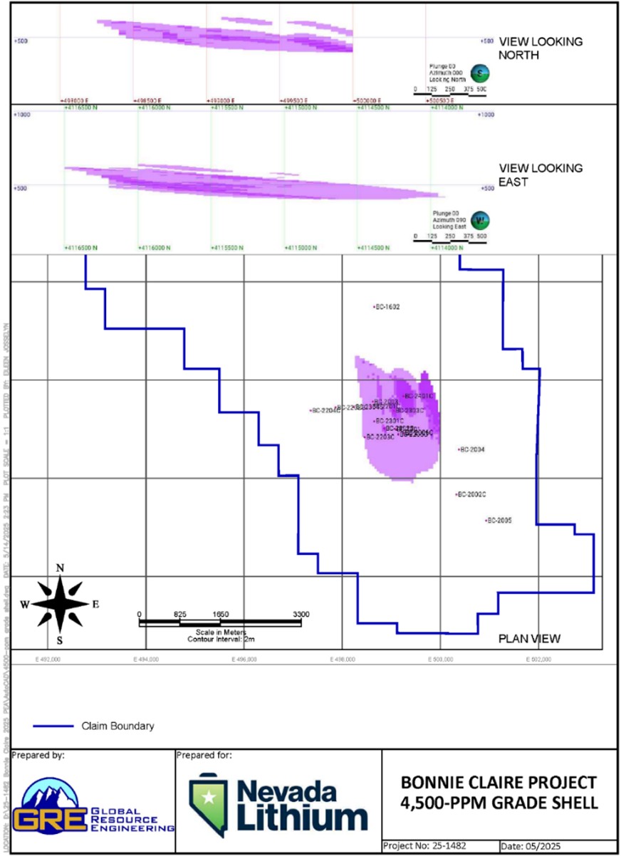 Bonnie Claire Project 4,500 ppm BHBM Grade Shell
