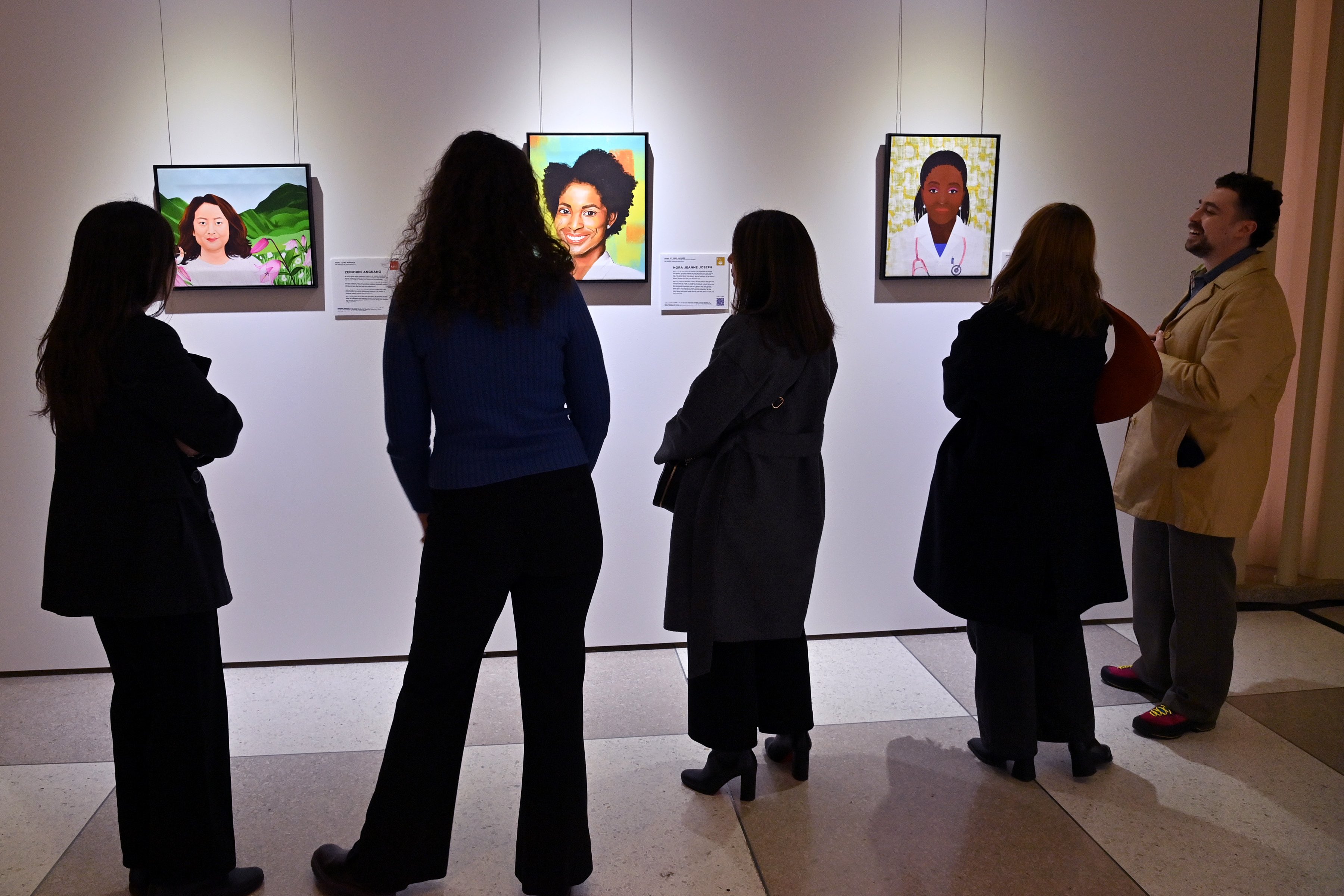 Vital Voices Women's History Month Reception For The Unveiling Of "Portraits Of Progress: Women Powering The Global Goals"