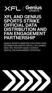 XFL and Genius Sports Strike Official Data Distribution and Fan Engagement Partnership
