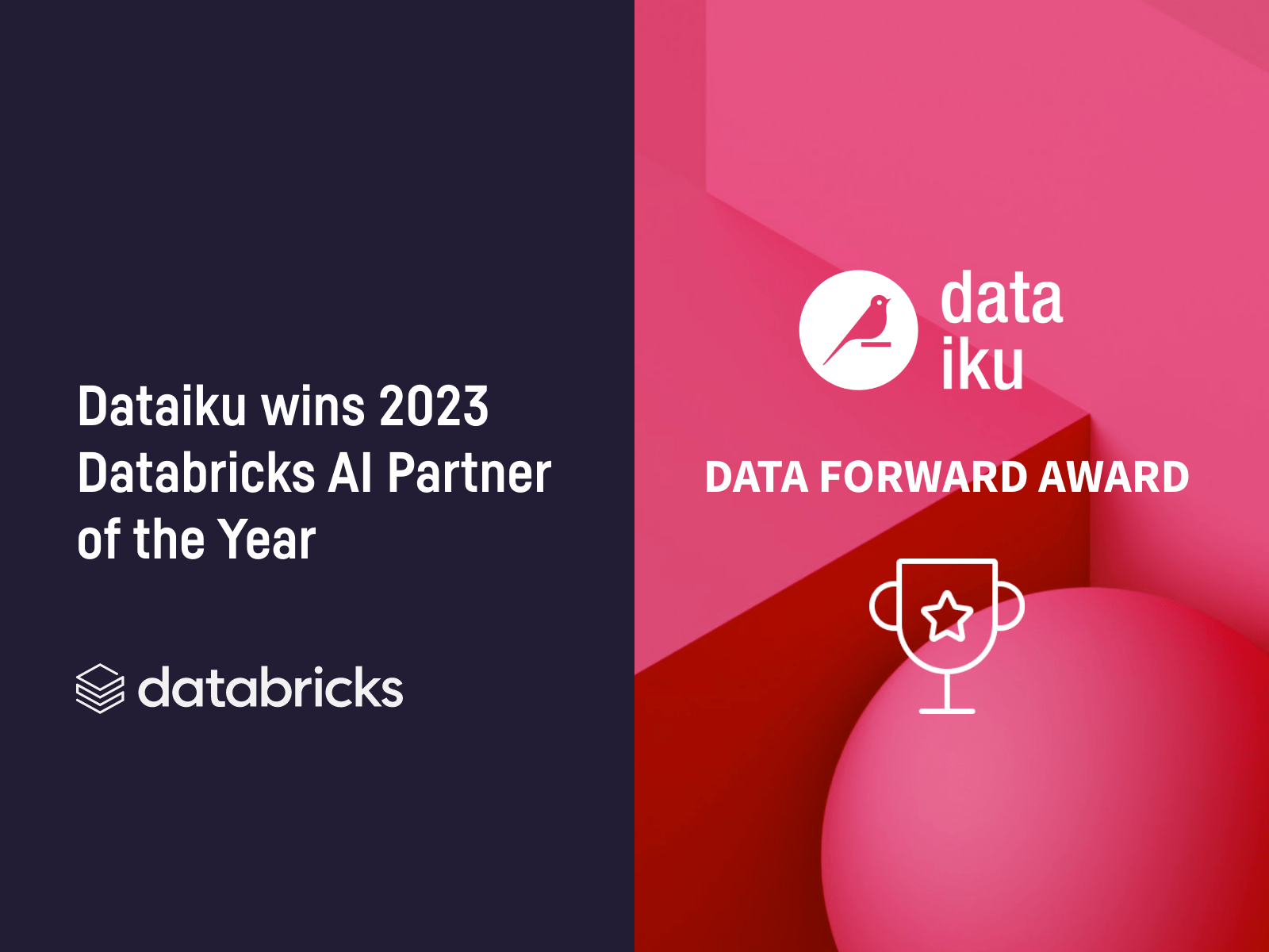 Dataiku Wins 2023 Databricks AI Partner of the Year Award