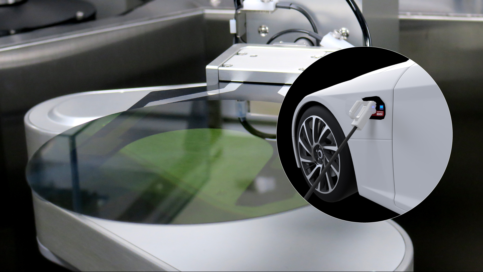 Silicon carbide substrate from Coherent Corp.