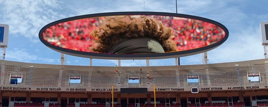 Daktronics Display at Arrowhead Stadium