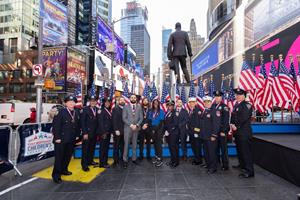 First Responders Children’s Foundation Commemorates National First Responders Day with a Ceremony in Times Square, Presented by SERVPRO