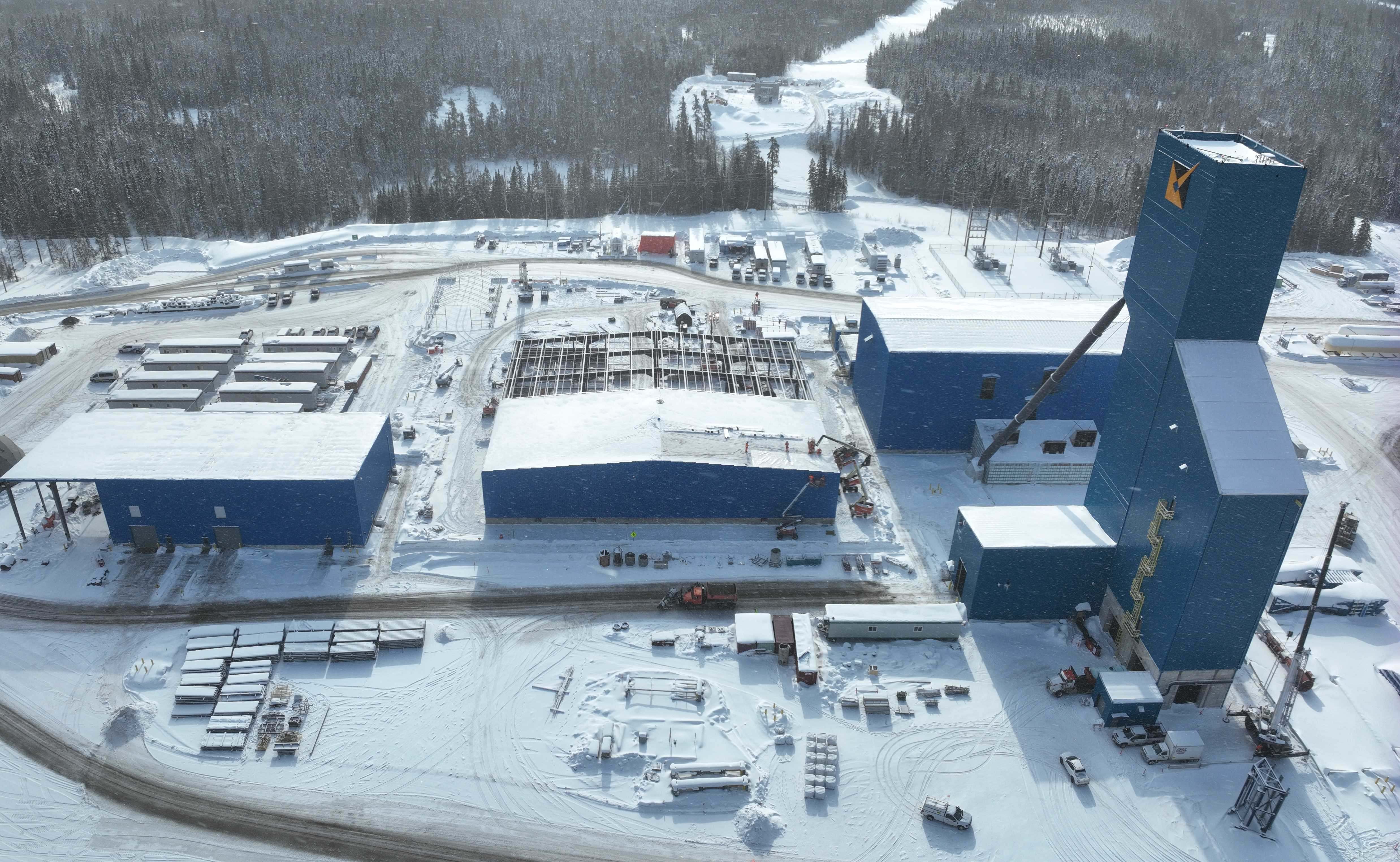 Island Gold shaft site area - February 2026