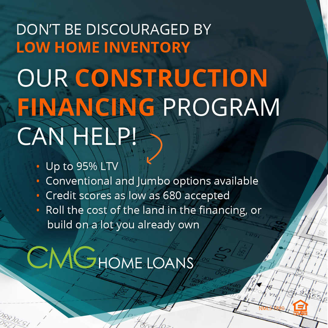 CMG Home Loans Announces More Affordable Construction