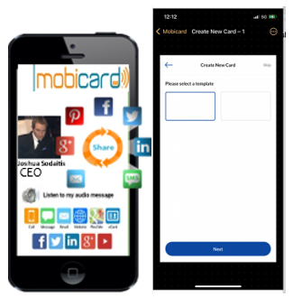 MOBICARD™ 2.0 “PRIME TIME” APP