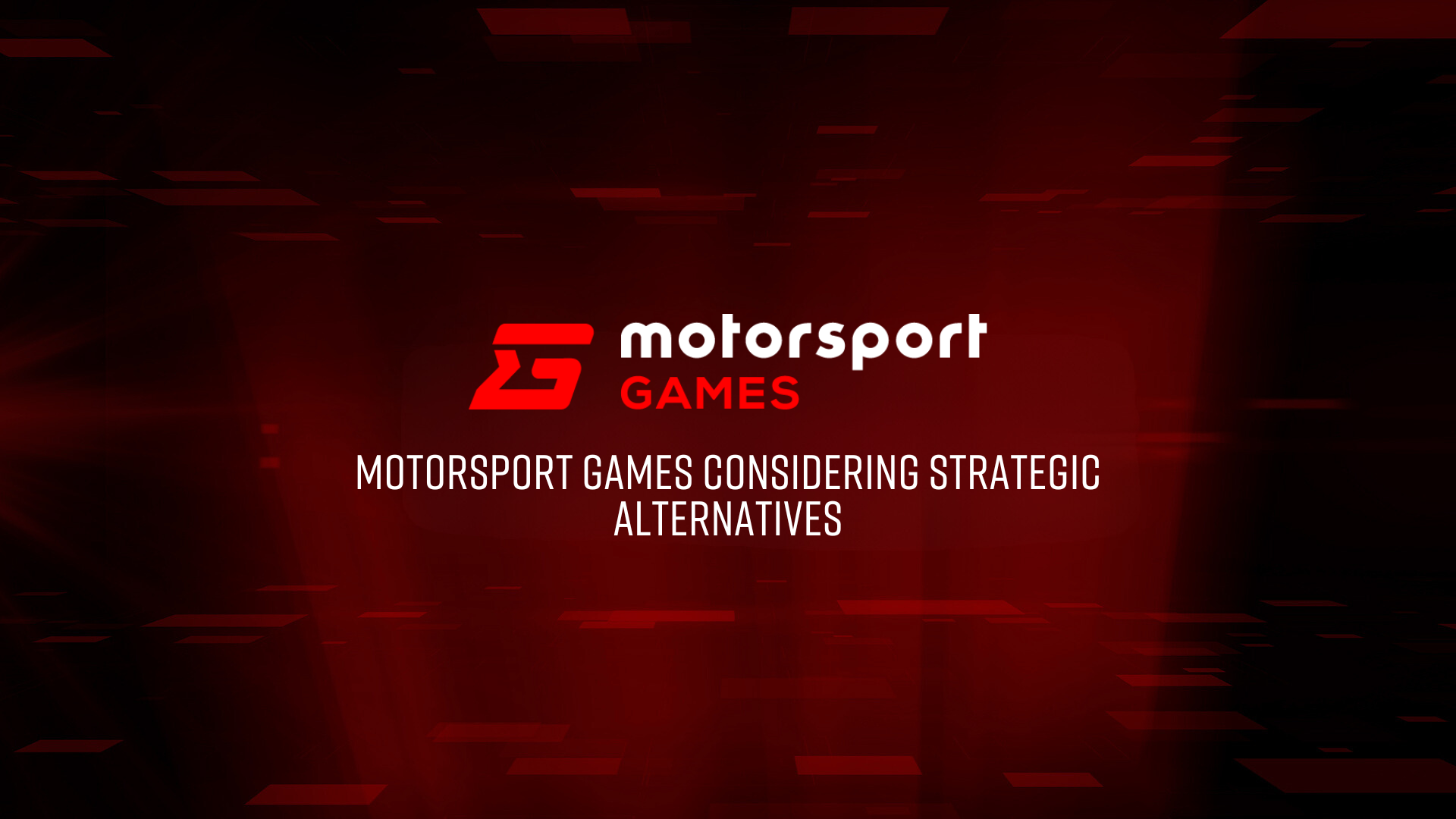 Motorsport Games Considering Strategic Alternatives