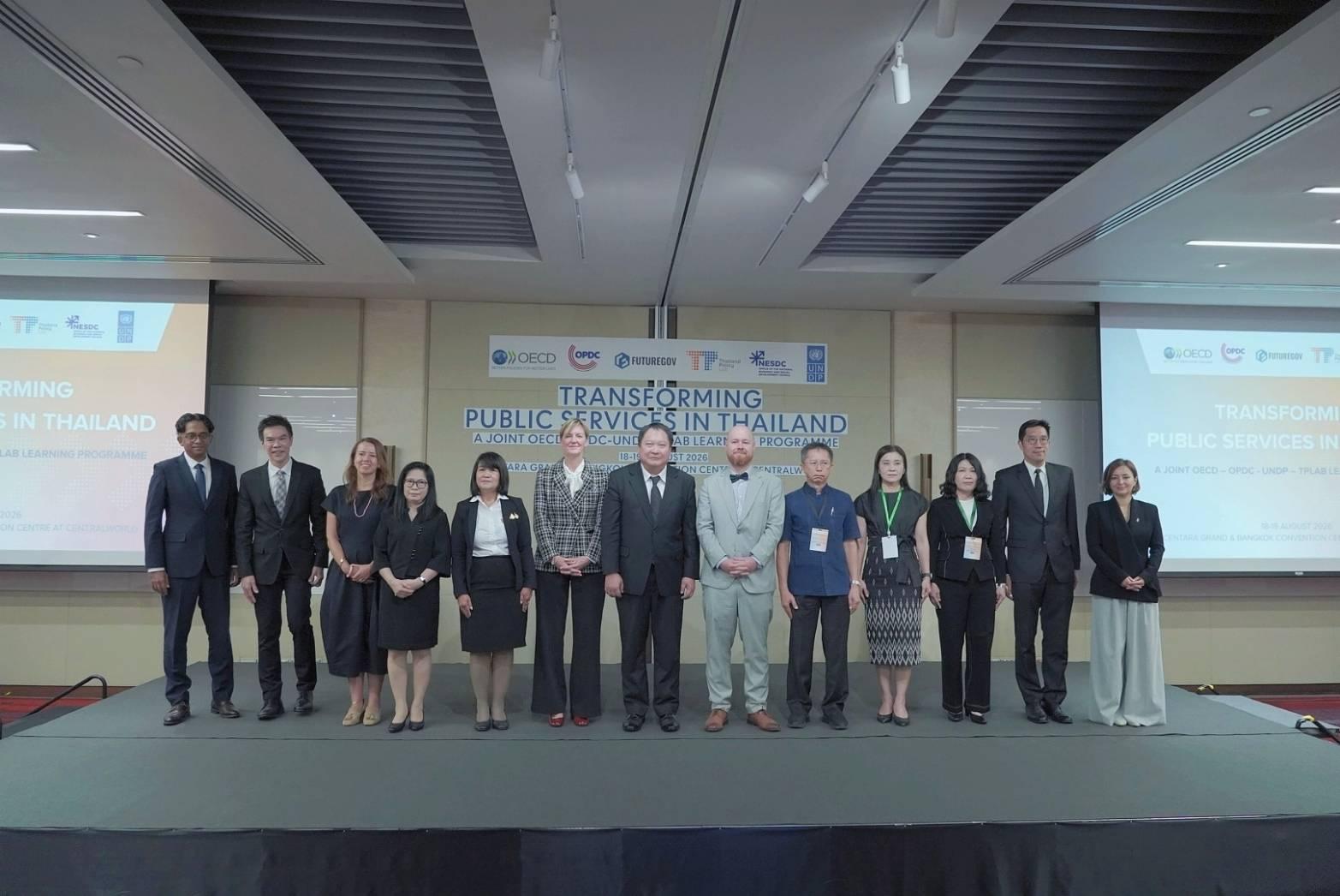 A joint session on “Future-Ready Governance in Asia and the Pacific,” as part of the OECD-UNDP-OPDC “Transforming Public Services in Thailand” programme in Bangkok