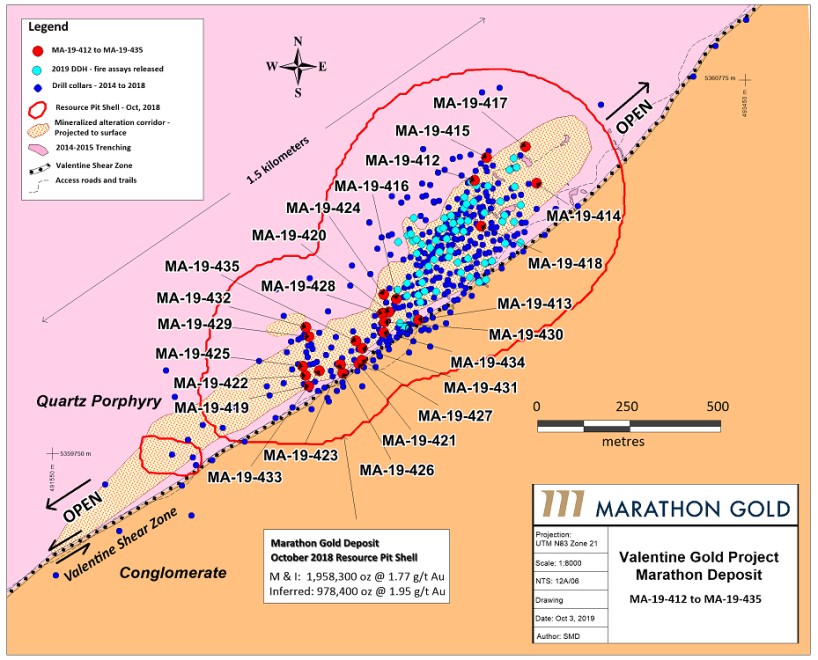 October 2, 2019 Drill Map