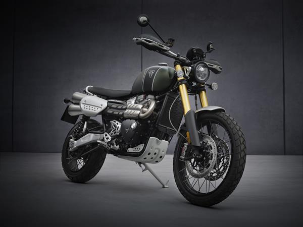 ALL OF THE SCRAMBLER 1200’S CLASS LEADING CAPABILITY.

The 2022 Scrambler 1200 XE and XC represent the latest generation of one of the most capable and unique motorcycles on the market, and one of Triumph’s highest specification models ever. A genuine, class-defining cross over of two motorcycle worlds, with the iconic style and character of a Triumph Modern Classic, combined with the capability and specification of a full-on adventure motorcycle.
