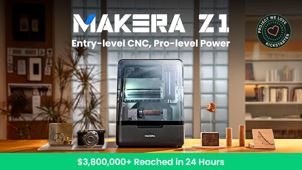MAKERA Z1,Entry-level CNC, Pro-level Power