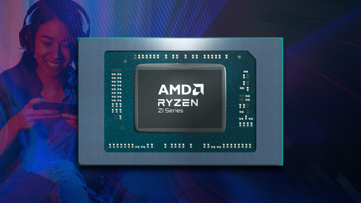 Ryzen Z1 Chip Shot - Stylized Render