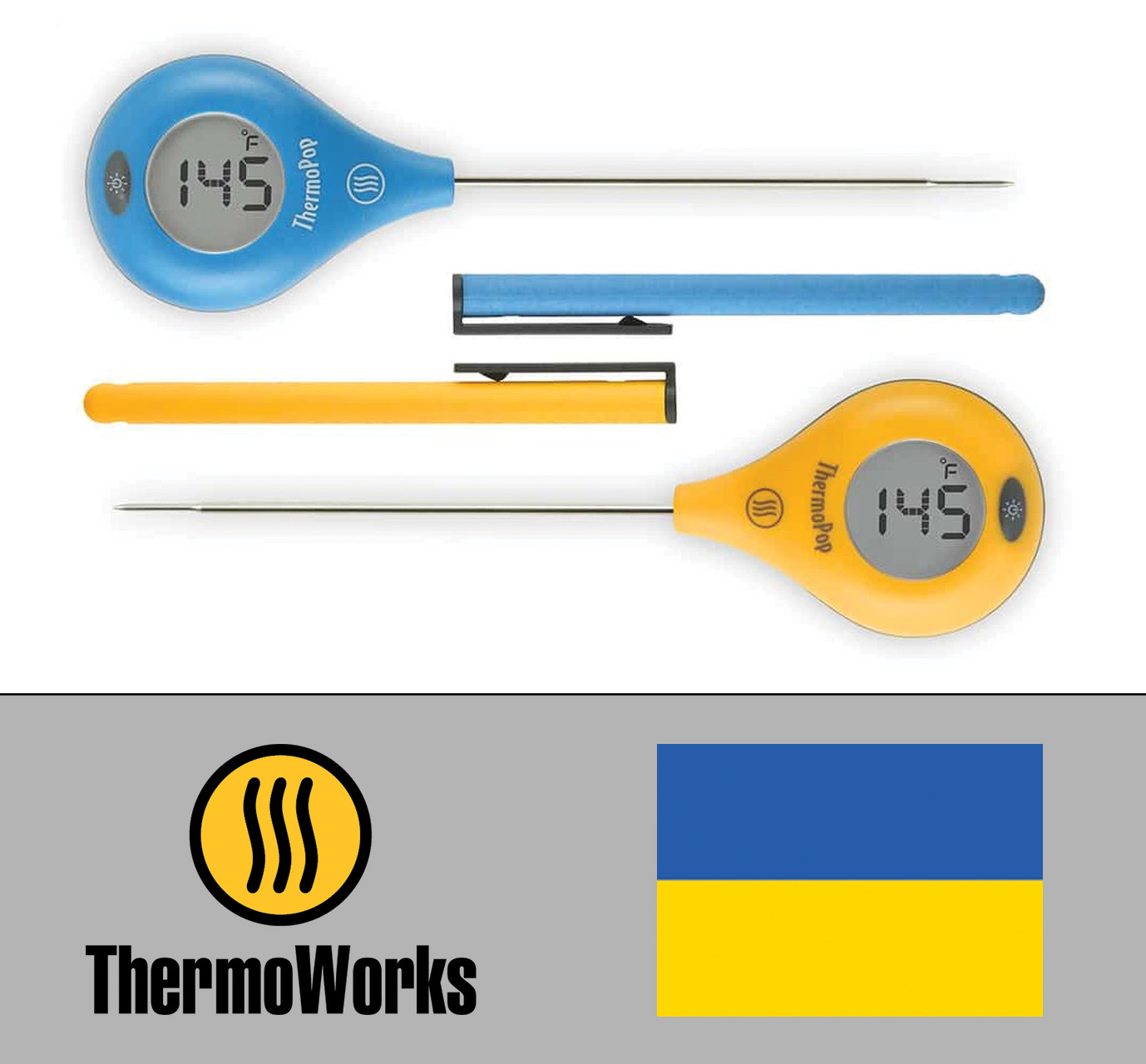 Blue and Yellow ThermoPop
