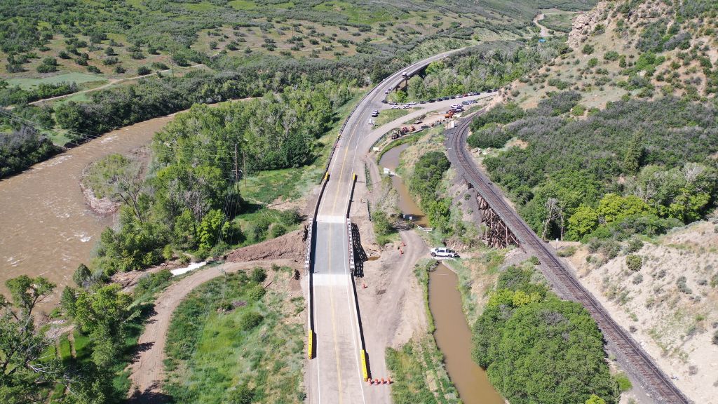 Acrow Emergency Bridge, CO - Image Credit - Ralph L. Wadsworth