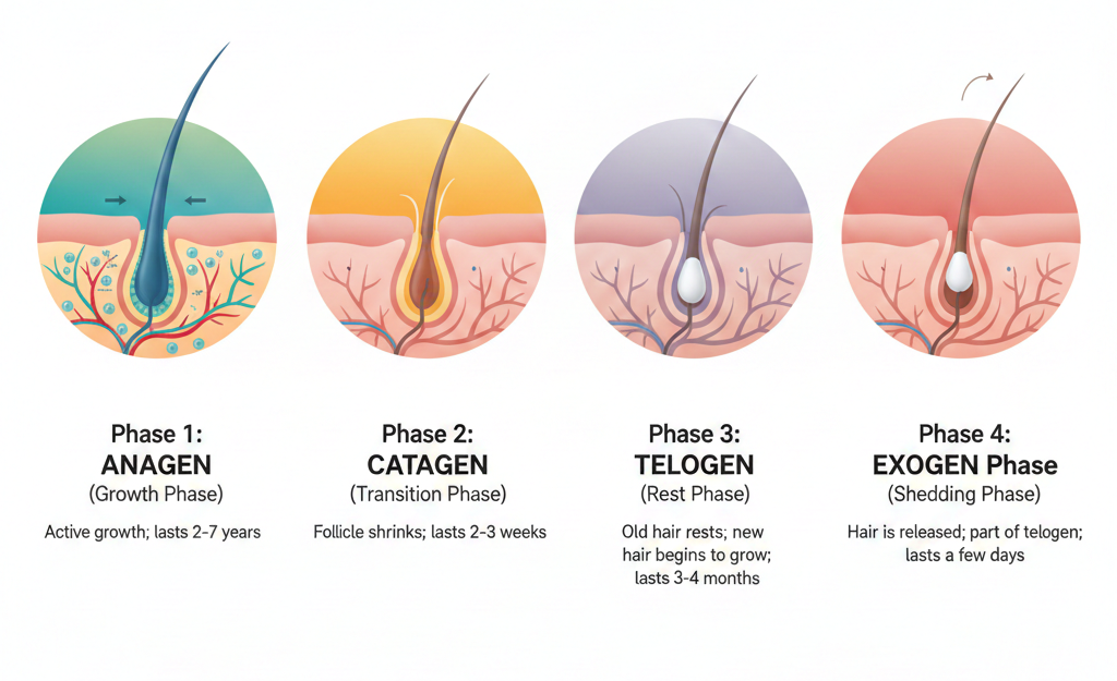 Hair Growth Phases 1