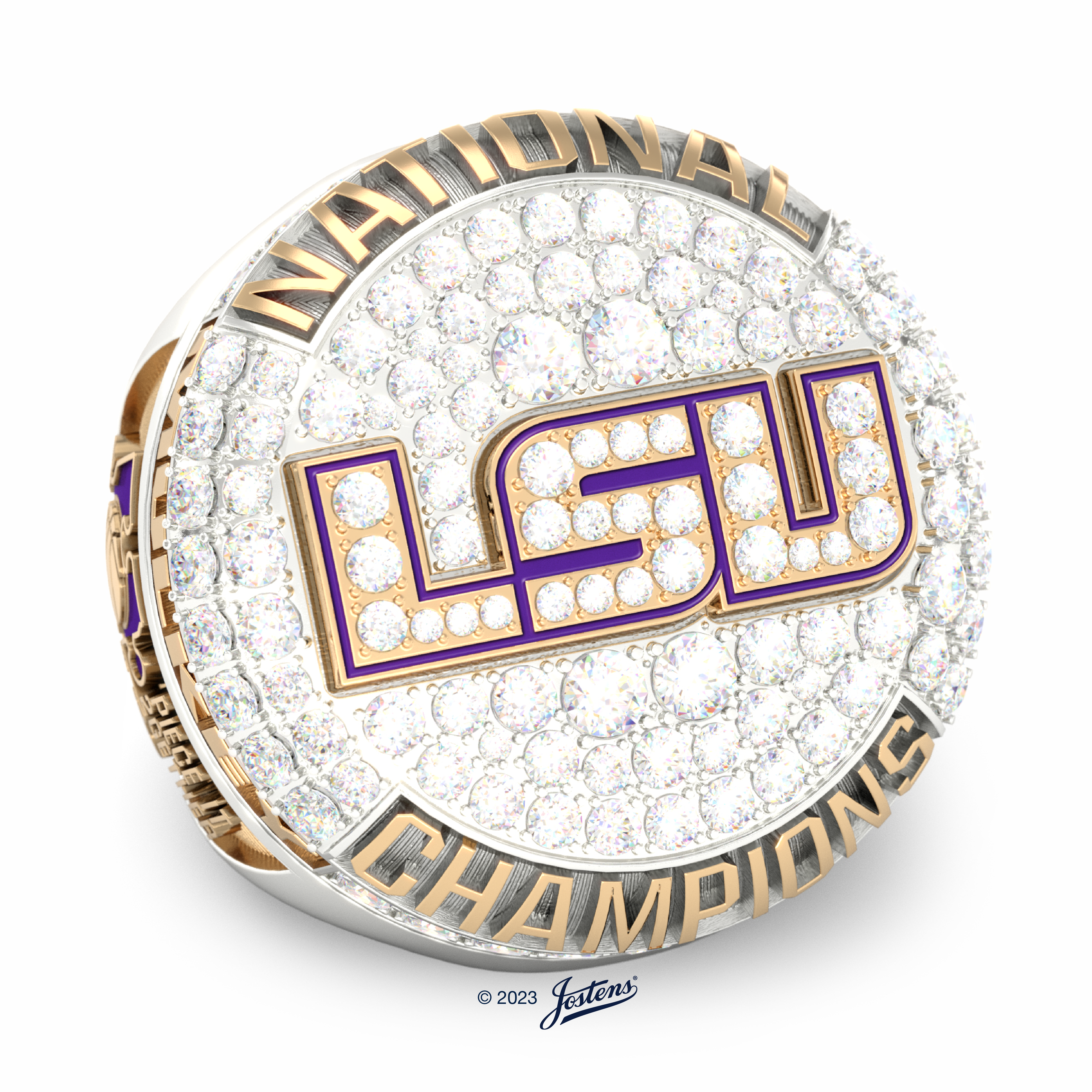 Louisiana State University’s 2023 Women’s Basketball National Championship Ring