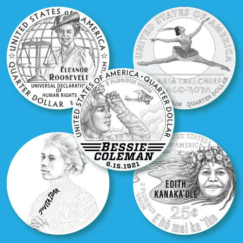 2023 American Women Quarters™ Program Coin Designs