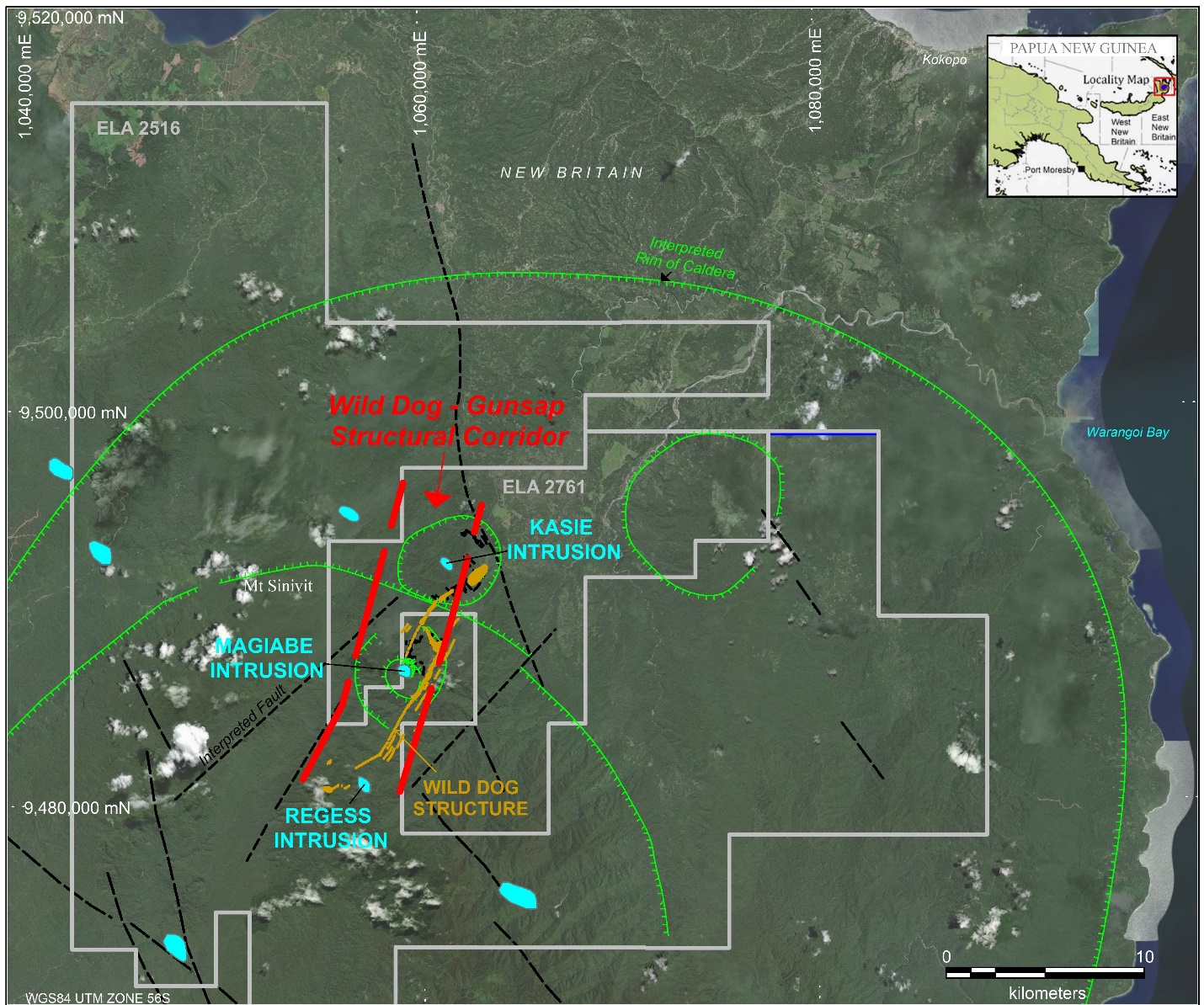 Wild Dog Project Location and Tenements Maps