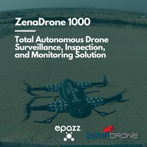 ZenaDrone 1000 flying in 120 Degree Heat in Dubai