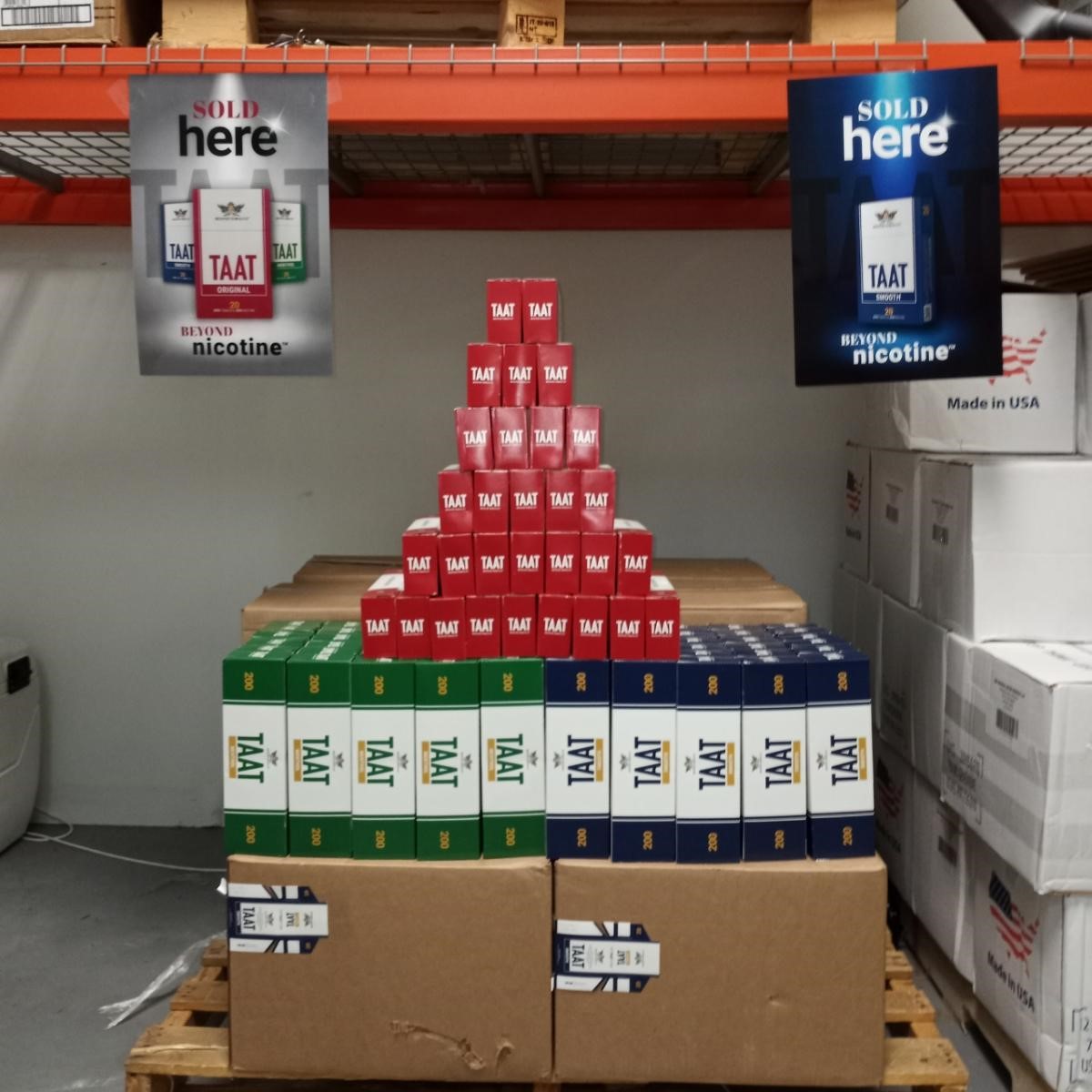 The Company’s initial shipment of TAAT™ arrived in Georgia in late June 2021 and was completely pre-sold upon arrival. As of this writing, TAAT™ is carried in more than 70 stores across the state of Georgia.