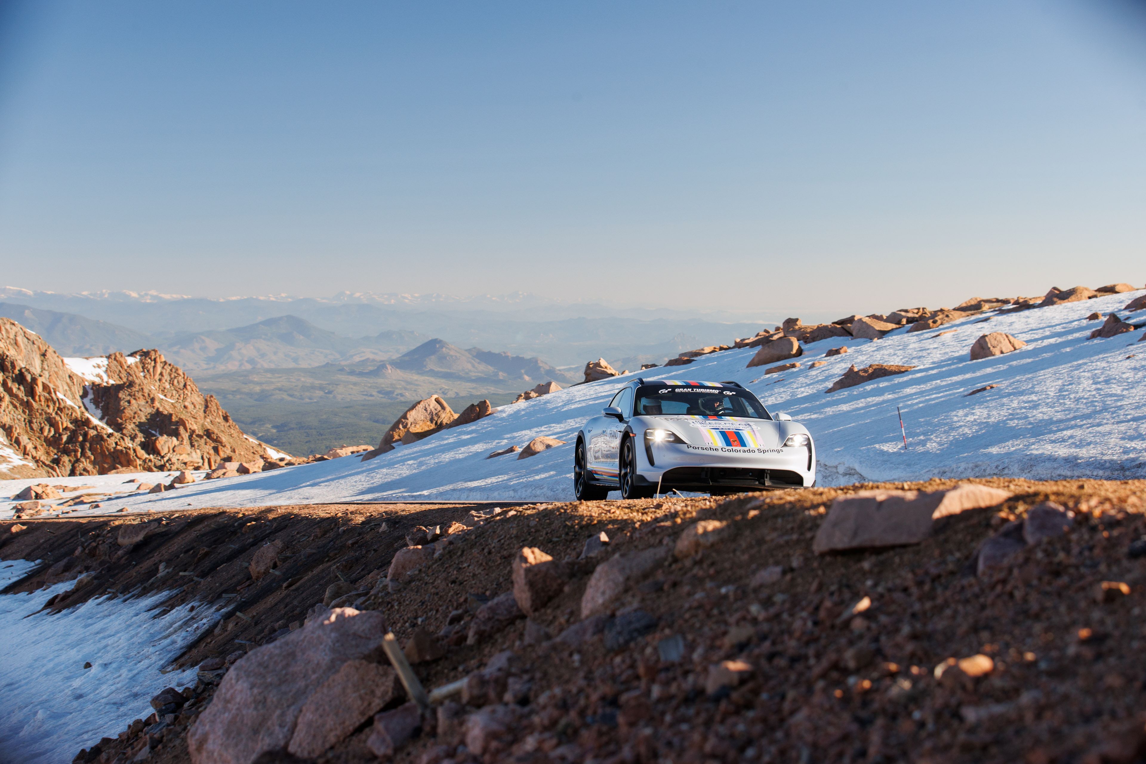 Hurley Haywood Takes the Taycan Turbo S Cross Turismo up Pikes Peak