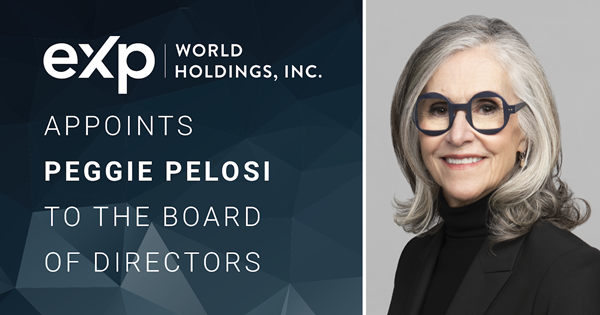 Peggie Pelosi named to EXPI Board of Directors Jan 2023