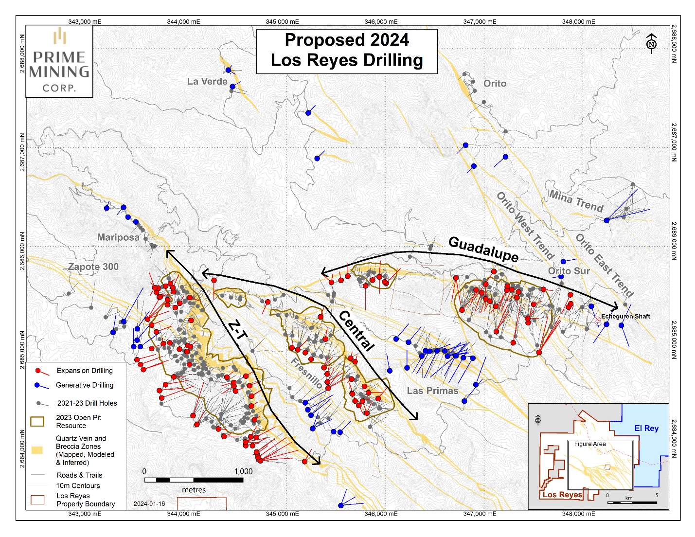 Proposed 2024 Los Reyes Drilling