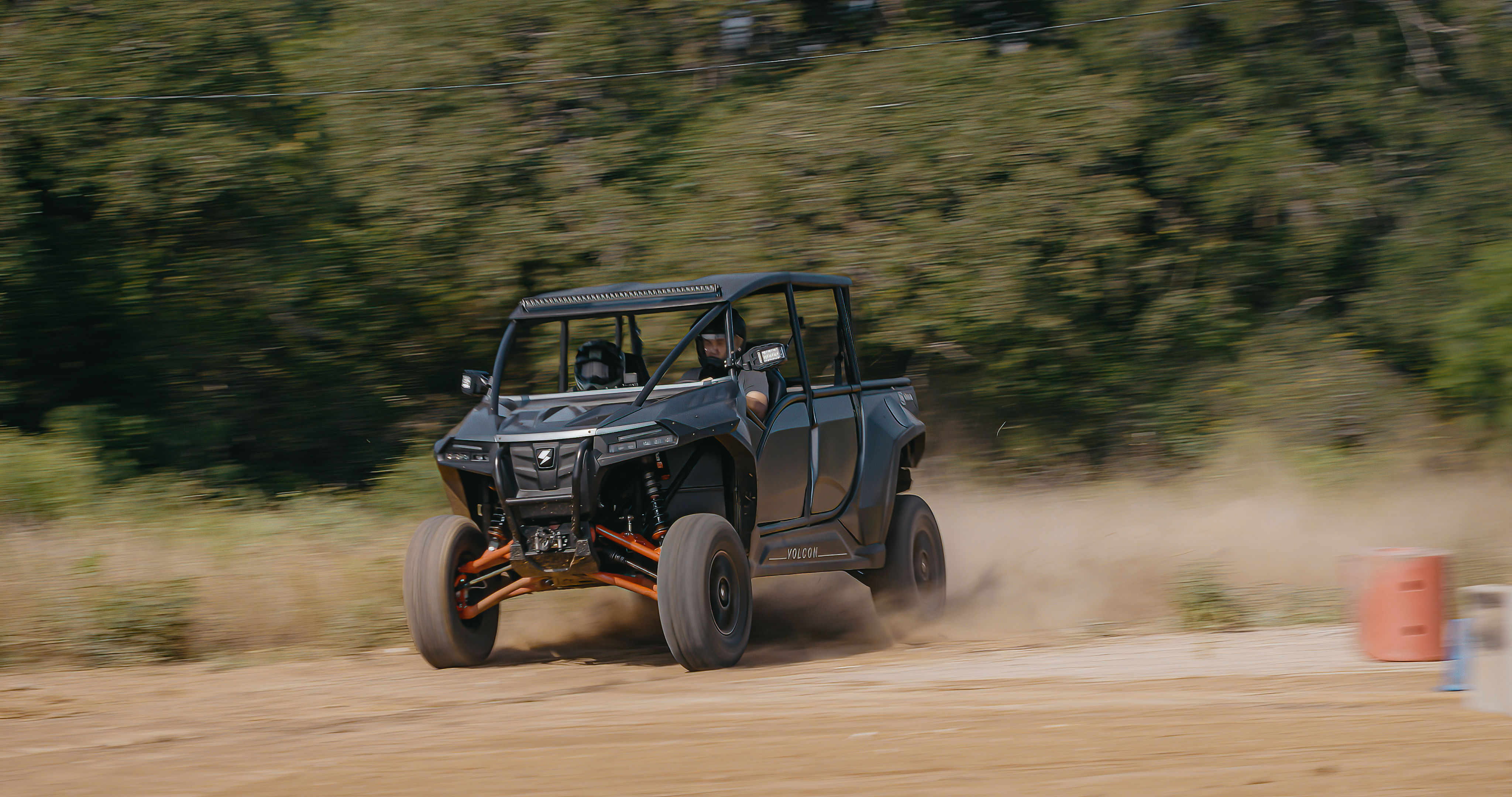 Stag Handling Corner at Rally Ready Track During Stag Demo Day Event