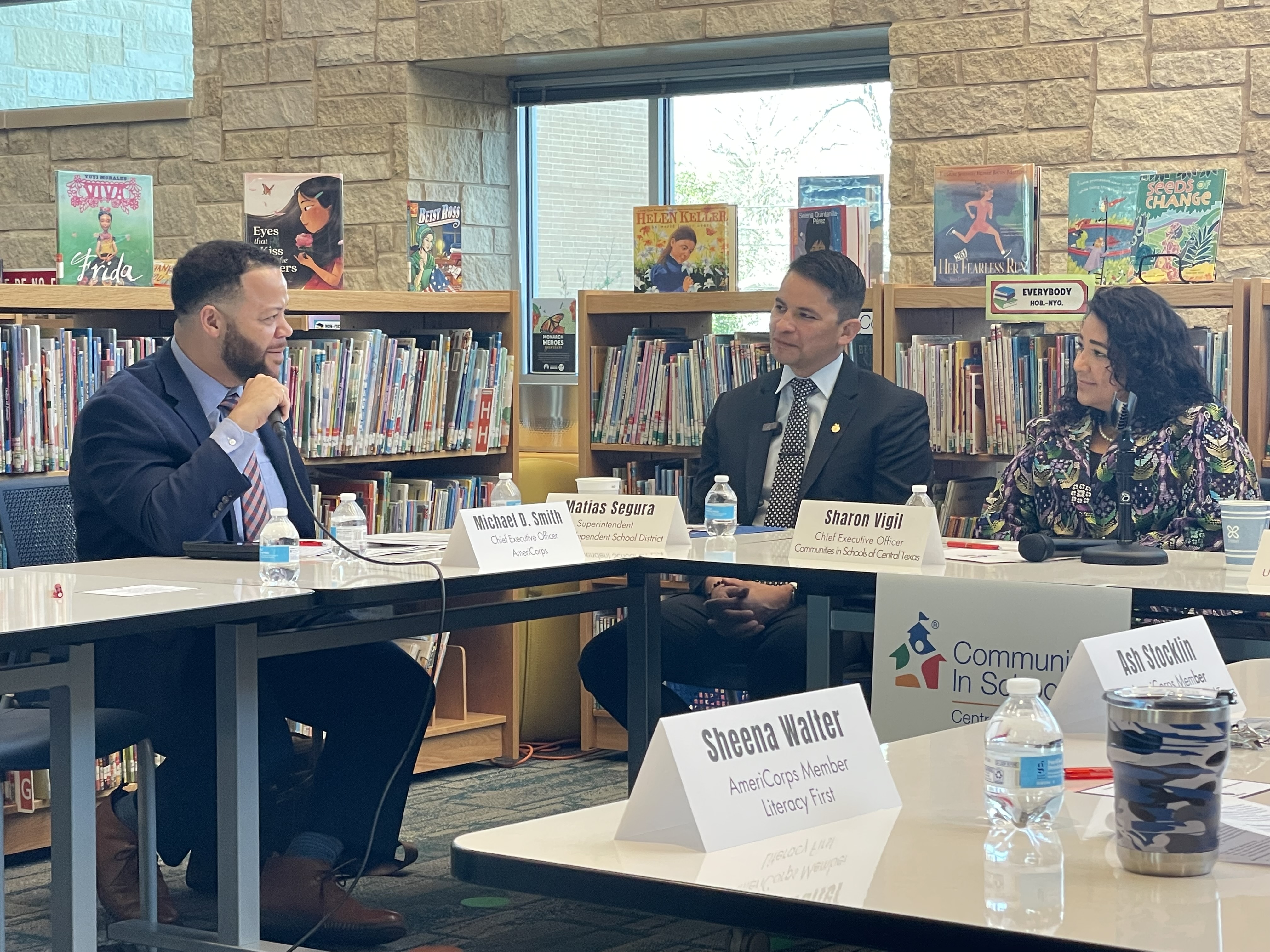 AmeriCorps CEO at roundtable