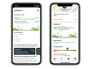 EcoCheck, the powerful new travel sustainability tool in Etta, helps corporate business travelers make more sustainable choices when they travel by showing carbon emissions data and scores, contextual info, and sustainable travel tips.io