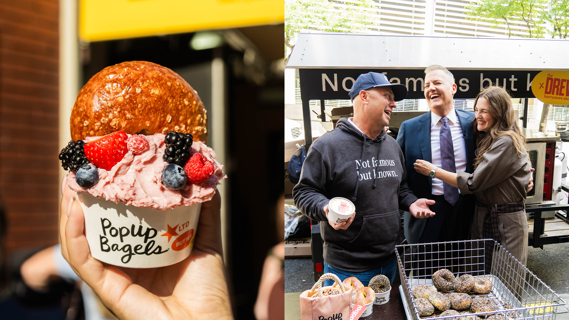 PopUp Bagels Celebrates the Season 7 Premiere of “The Drew Barrymore Show” with Drew’s Berry-More Butter